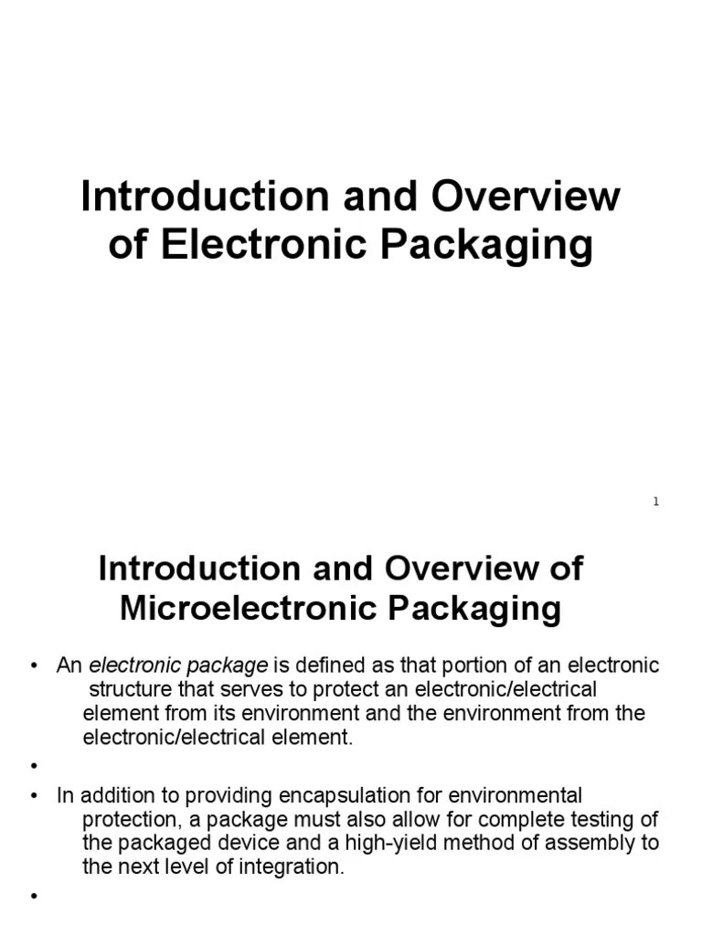 Electronic Packaging Slides (PCB Design) | PDF | Integrated Circuit | Printed Circuit Board