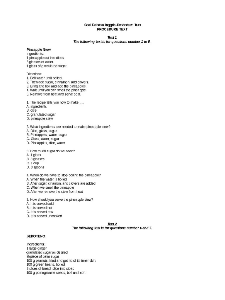 Soal Bahasa Inggris Kelas 10 Selfgreat 