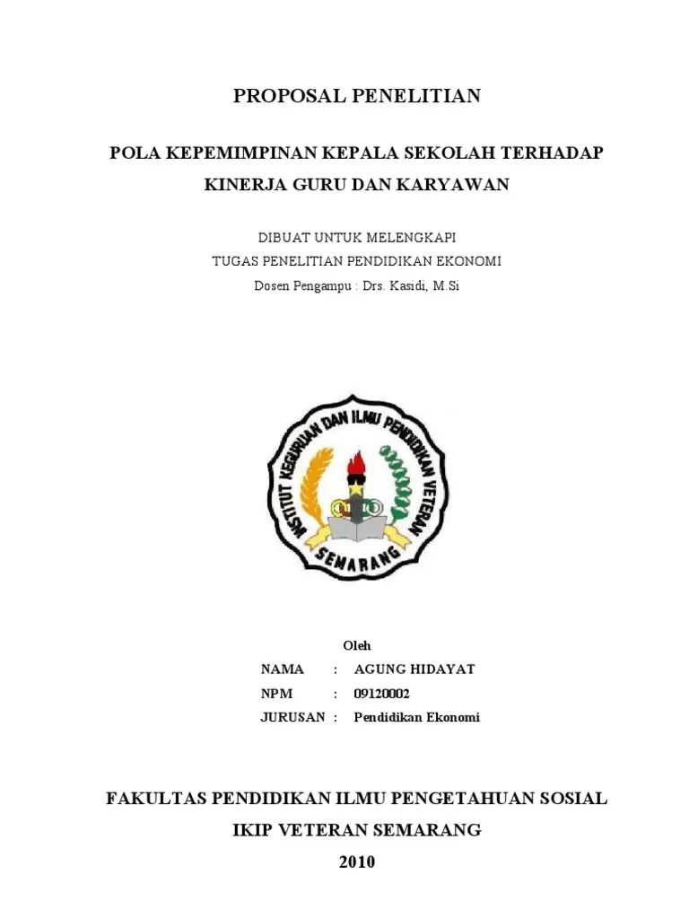 Ketika kamu menginjakkan kaki di perguruan tinggi maka kamu tidak akan asing dengan yang namanya proposal penelitian. Contoh Proposal Penelitian Pendidikan