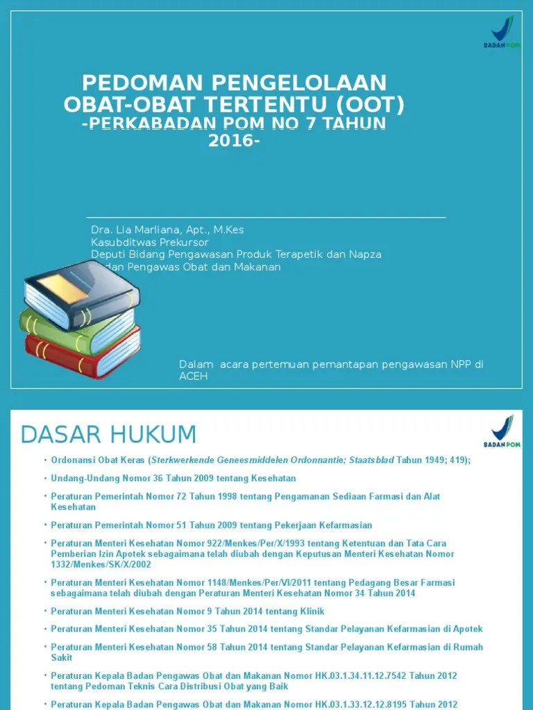 4.pedoman Pengelolaan Obat-Obat Tertentu | PDF