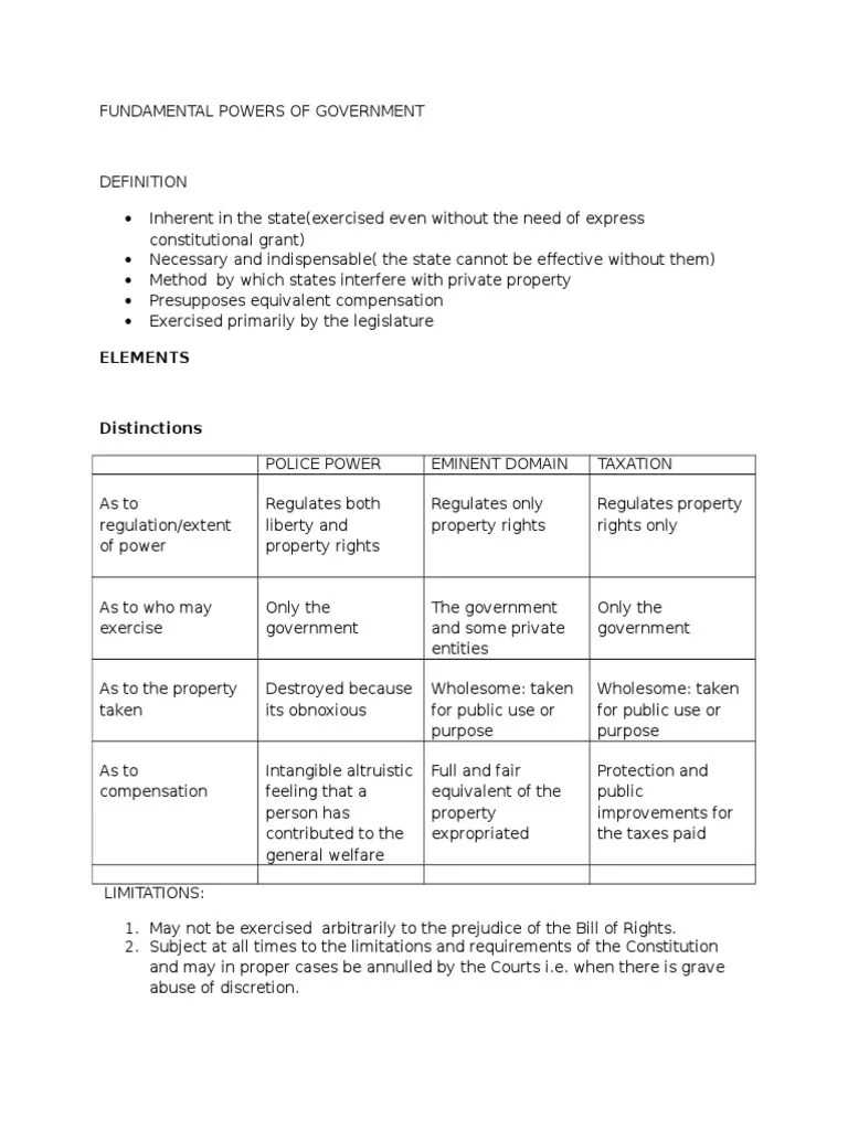 Police Power | PDF | Police Power (United States Constitutional Law ...