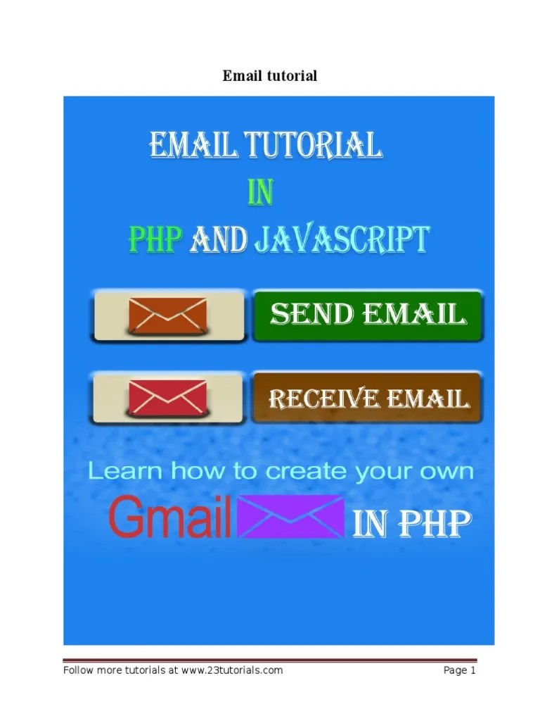 Gmail Tutorials | Download Free PDF | Email | Sql