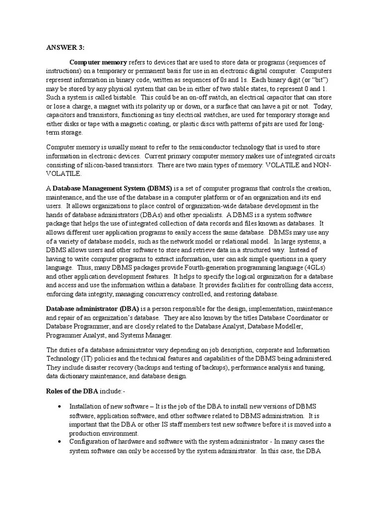 Information Technology For Managers | PDF | Databases | Computer Data ...