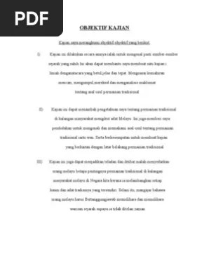 Tugasan kukurikulum standard sekolah menengah. Objektif Kajian Pdf
