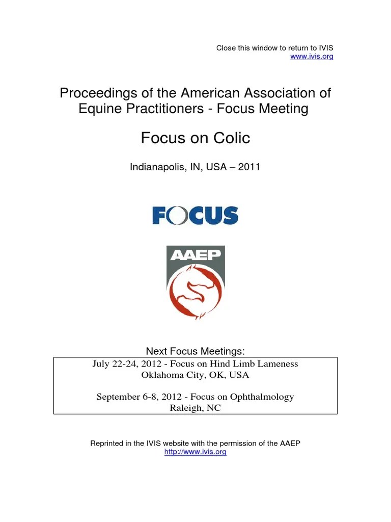 Understanding The Anatomy Of The Equine Gastrointestinal Tract | PDF | Large Intestine | Small ...