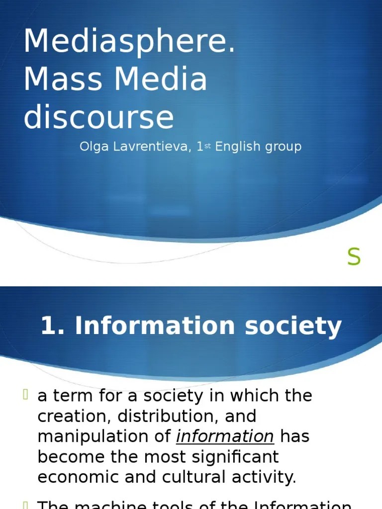 The Influence Of Mass Media In Shaping Consumer Culture And Society In ...