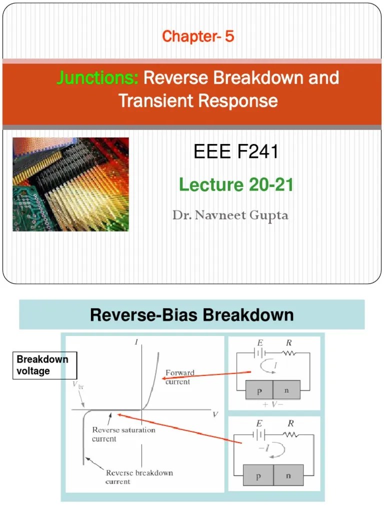 Lecture 20 21 Ed Pdf P N Junction Diode