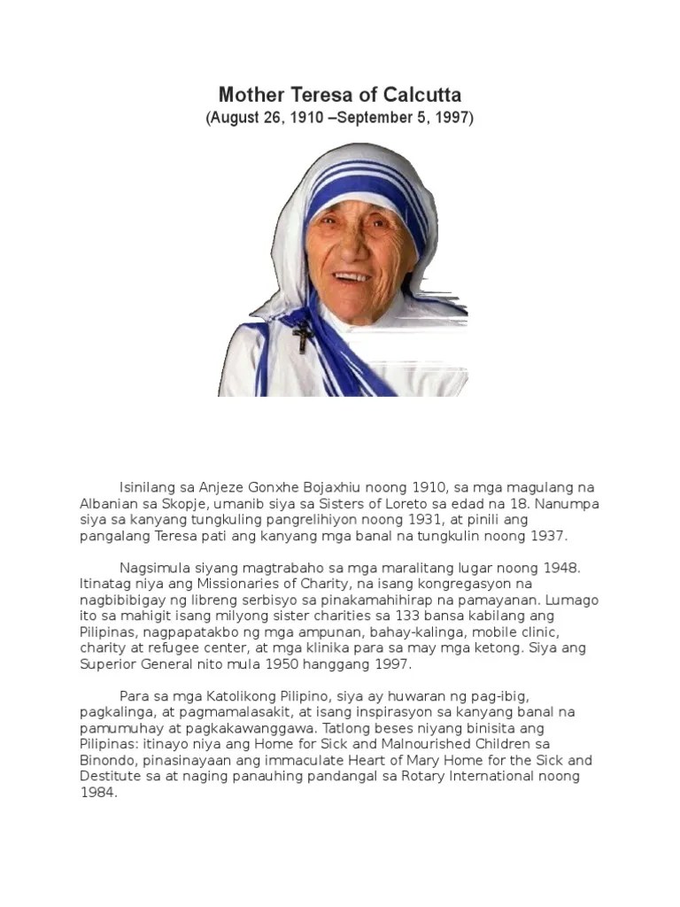 Mother Teresa | PDF