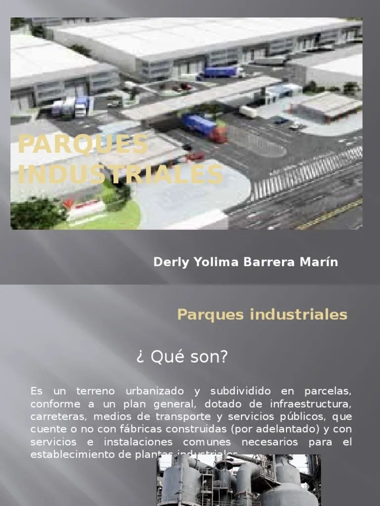 Parques Industriales | PDF | Industrias | Economias