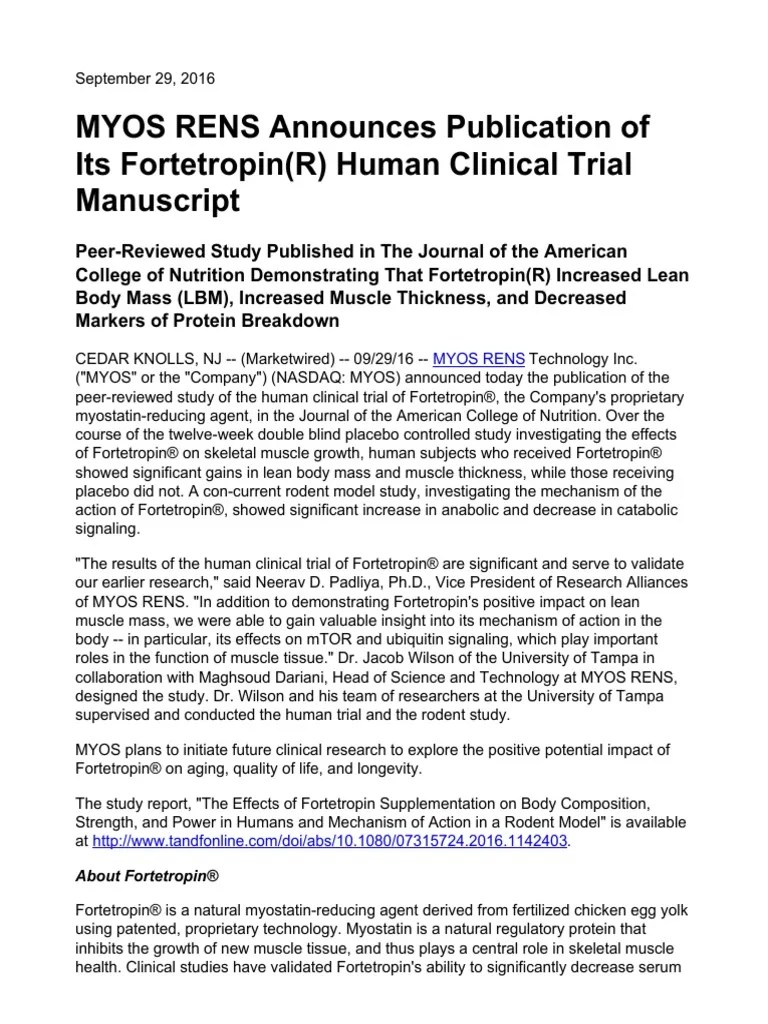 Myostatin Blocker | PDF