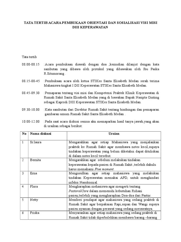 Tertib Acara Cute766