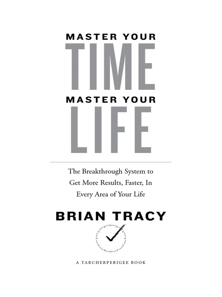 Master Your Time Master Your Life Excerpt | Download Free PDF ...