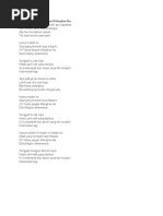 D bm hatiku jadi milik yang lainnya Lirik Lagu Rossa Pdf