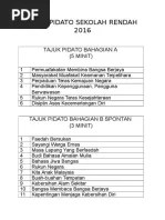 Saya arcelia sheira ak duat,dari sk nanga passa,betong,ingin menyampaikan sebuah pidato yang bertajuk kepentingan kegiatan . Tajuk Pidato Sekolah Rendah 2016 Pdf