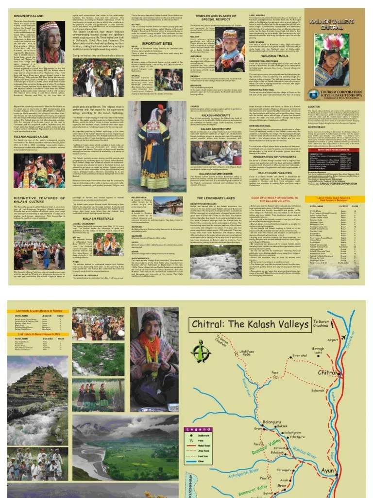 Kalash Brochure | PDF | Khyber Pakhtunkhwa | Religion And Belief