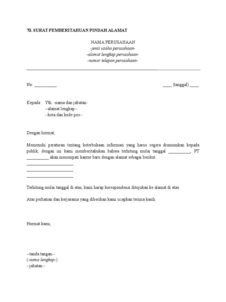 Surat Permohonan Dah 