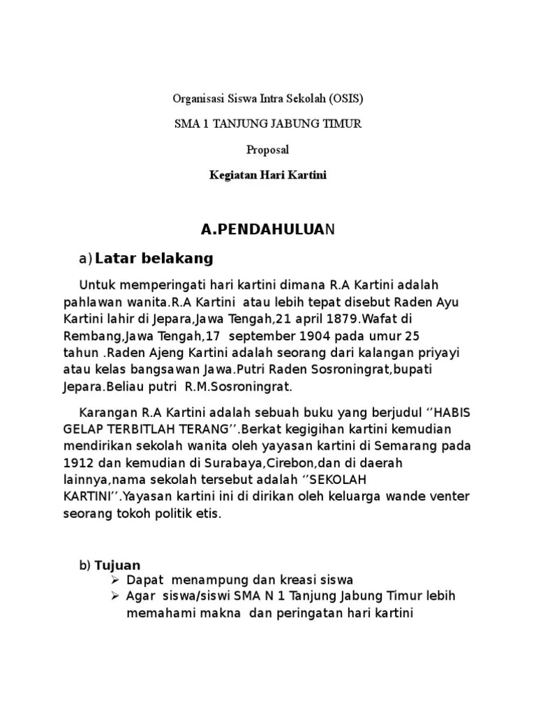 Perayaan hari kemerdekaan tetap harus meriah meskipun wfh. Proposal Hari Kartini Pigura