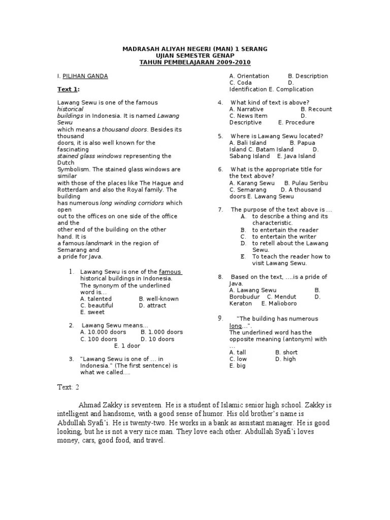 Contoh soal gerund dan infinitive pilihan ganda. Contoh Soal Dan Jawaban Letter Of Credit