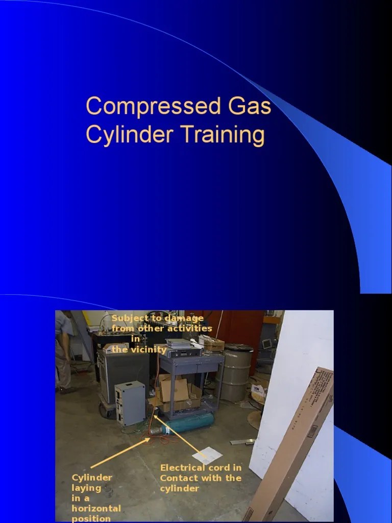 Compressed Gas Cylinder Training | Download Free PDF | Equipment ...