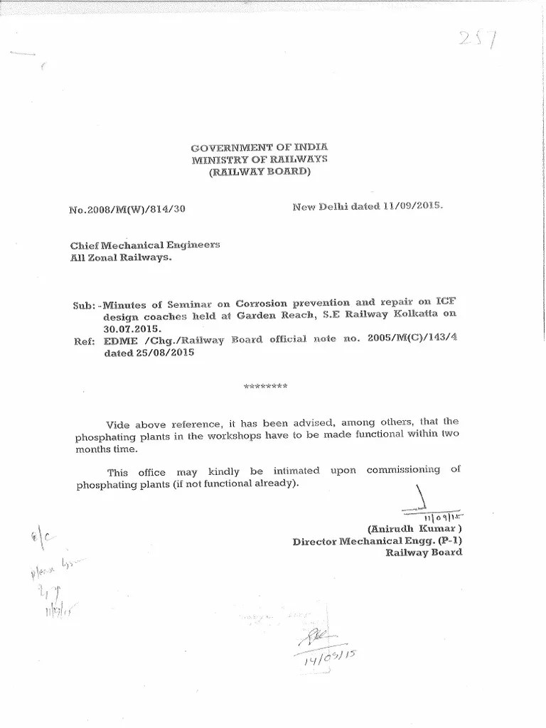 Corrosion In Railway Coaches | PDF