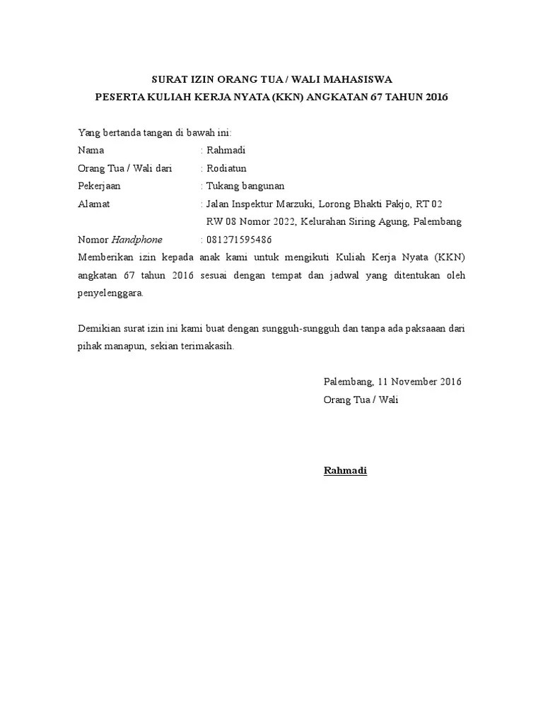 Jul 09, 2021 · contoh surat pernyataan orang tua memberi izin magang/praktek kerja. Contoh Surat Izin Orang Tua Untuk Kerja - Aneka Contoh