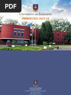 Uz Prospectus 2015 To 2018 Academic Degree University