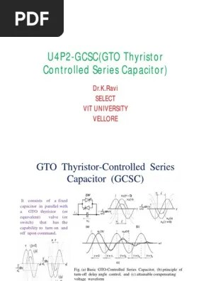 Gcsc Electrical Impedance Capacitor