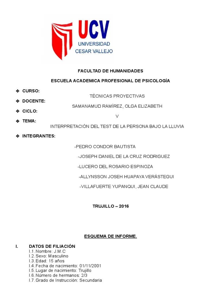 Test De La Familia | PDF | Ciencia Cognitiva | Ciencias Del Comportamiento