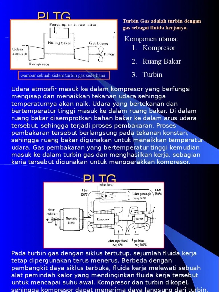 Pembangkit Listrik Tenaga Gas | PDF