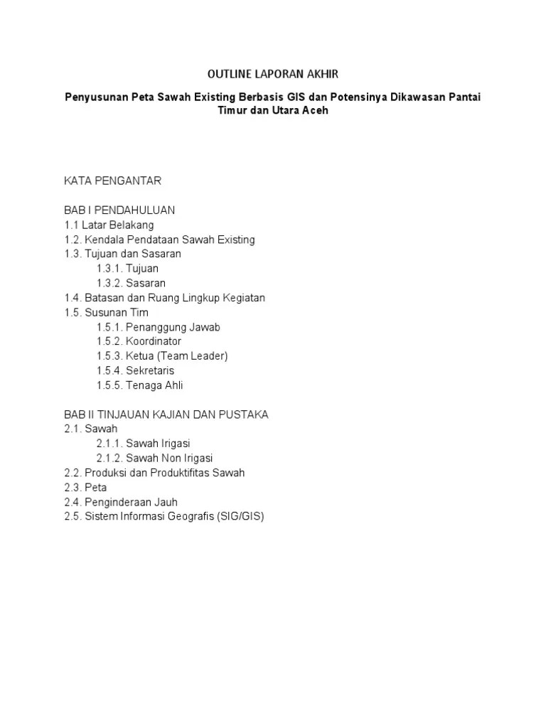 Outline Penulisan Laporan Tambang Bombana Ppt Download 