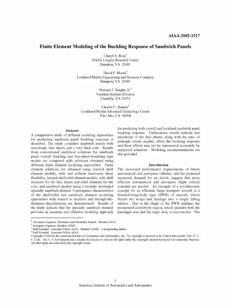 Buckling Of Composite | PDF | Buckling | Stress (Mechanics)