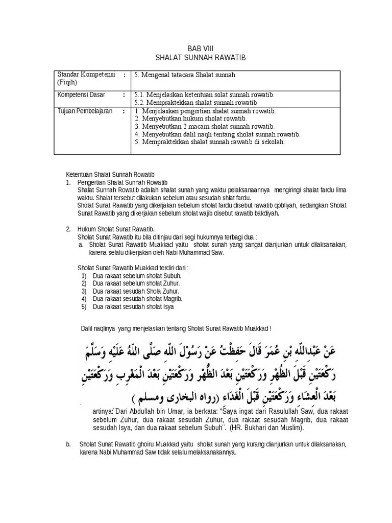 Tata Cara Shalat 2 Rakaat Sebelum Subuh - Menata Rapi
