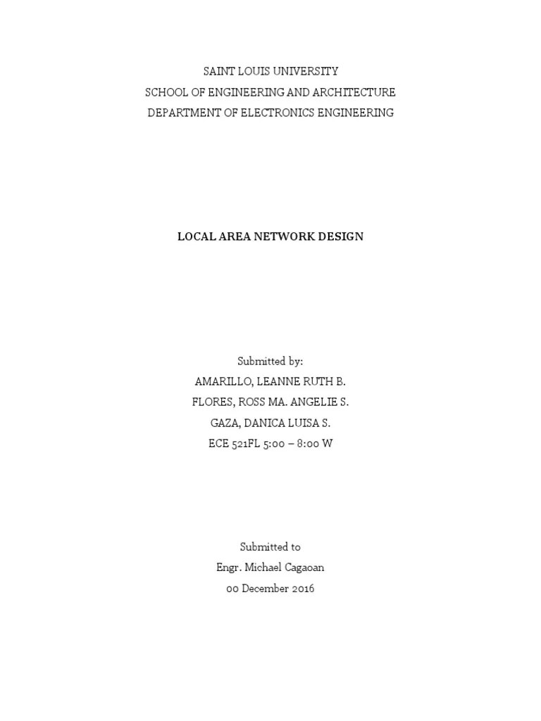 LAN Design | PDF | Network Topology | Peer To Peer