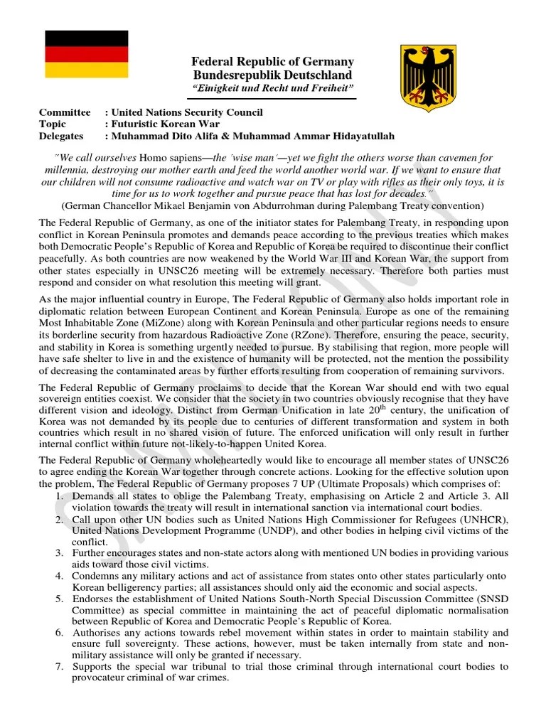 View and scroll through the official 2019 position paper guide here Sample Position Paper Mun Unhcr