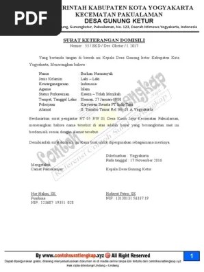 Biasanya anda harus antri beberapa saat hingga surat . Surat Keterangan Domisili Perusahaan Dan Tempat Tinggal Pdf