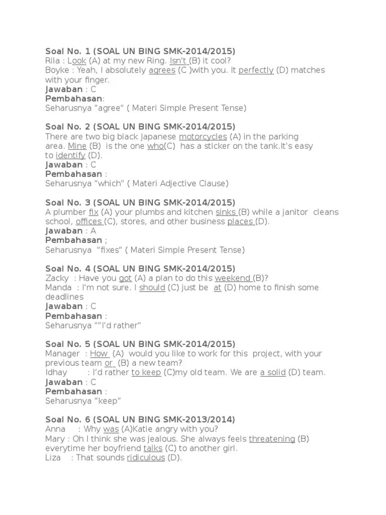 Semoga soal try out dan prediksi unbk bahasa inggris ini berguna. Soal No Pdf Language Mechanics Semiotics