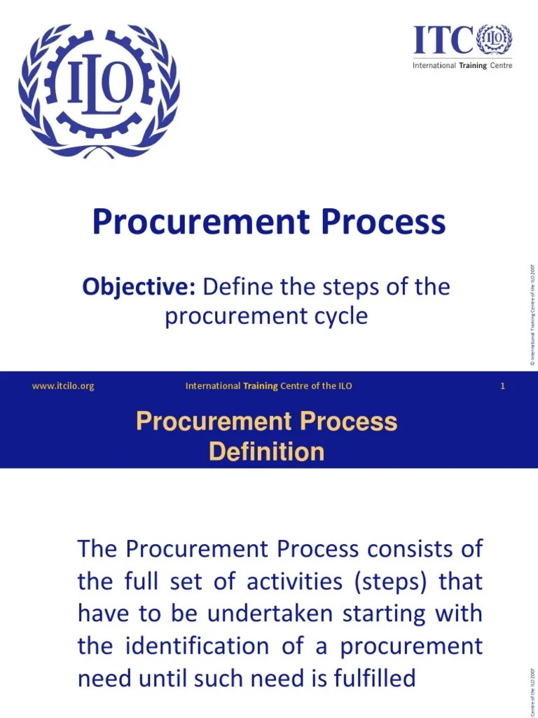 Procurement Process Pdf
