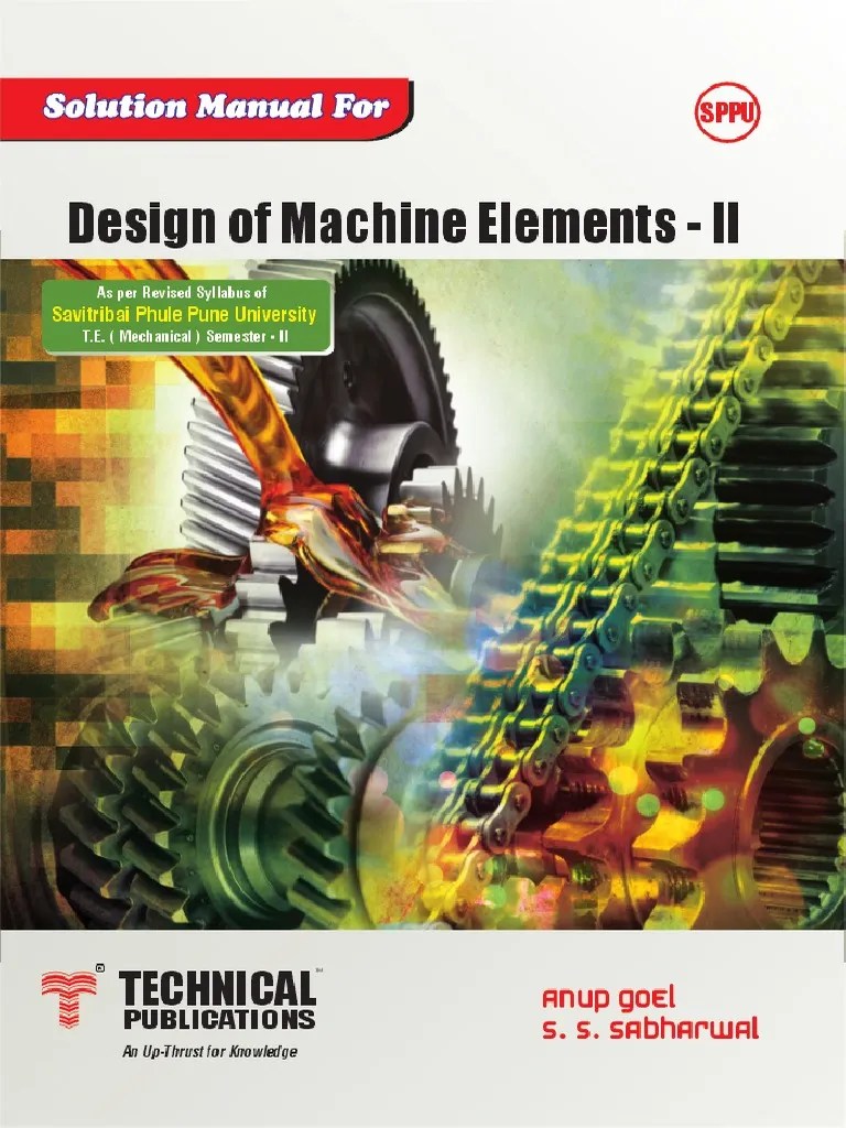 50998335YG1M - Design Of Machine Elements - II - Solution Manual | Gear ...