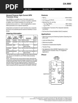 Ca 3083 Transistor Amplifier