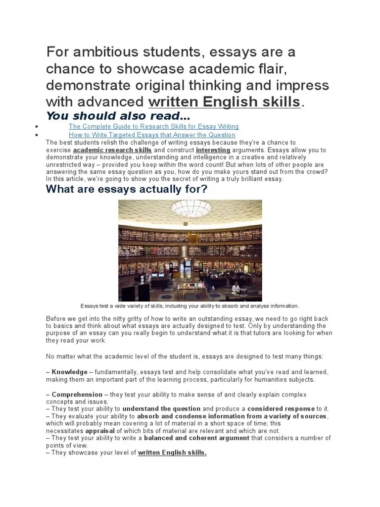 How To Write A Truly Brilliant Essay: Characteristics, Techniques, And Tips For Academic Success ...