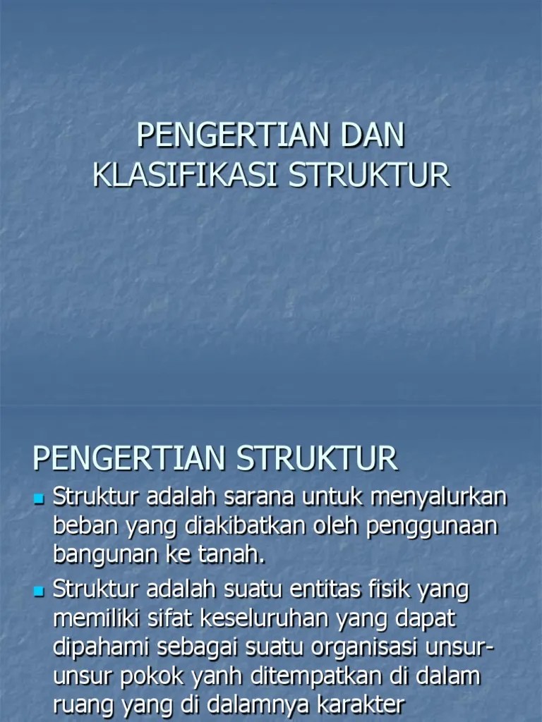 Pengertian Struktur | PDF