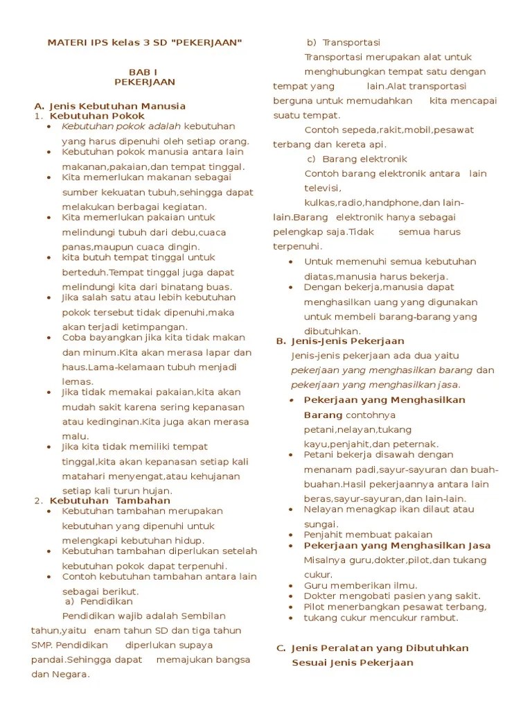 Buku rangkuman intisari ips sd/mi kelas 3,4,5,6 karya tim artesis. Materi Ips Kelas 3 Sd Rasanya