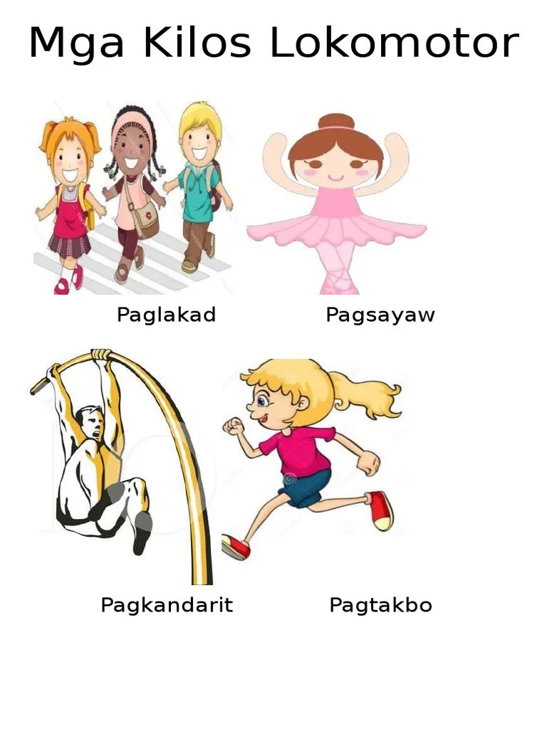 Larawan ng kilos clipart 11 » clipart station. Mga Kilos Lokomotor