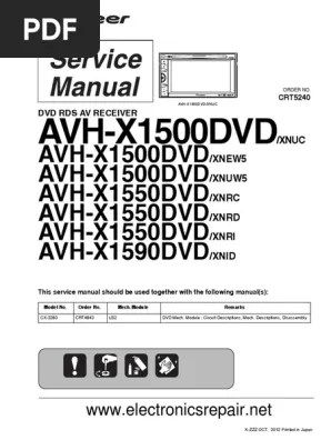 Universal smart l336 ir remote control with learning function copy for tv cbl dvd sat stb dvb pioneer wire. Avh X1500dvd X1550dvd X1590dvd Crt5240 Sm Pdf Mp3 Laser