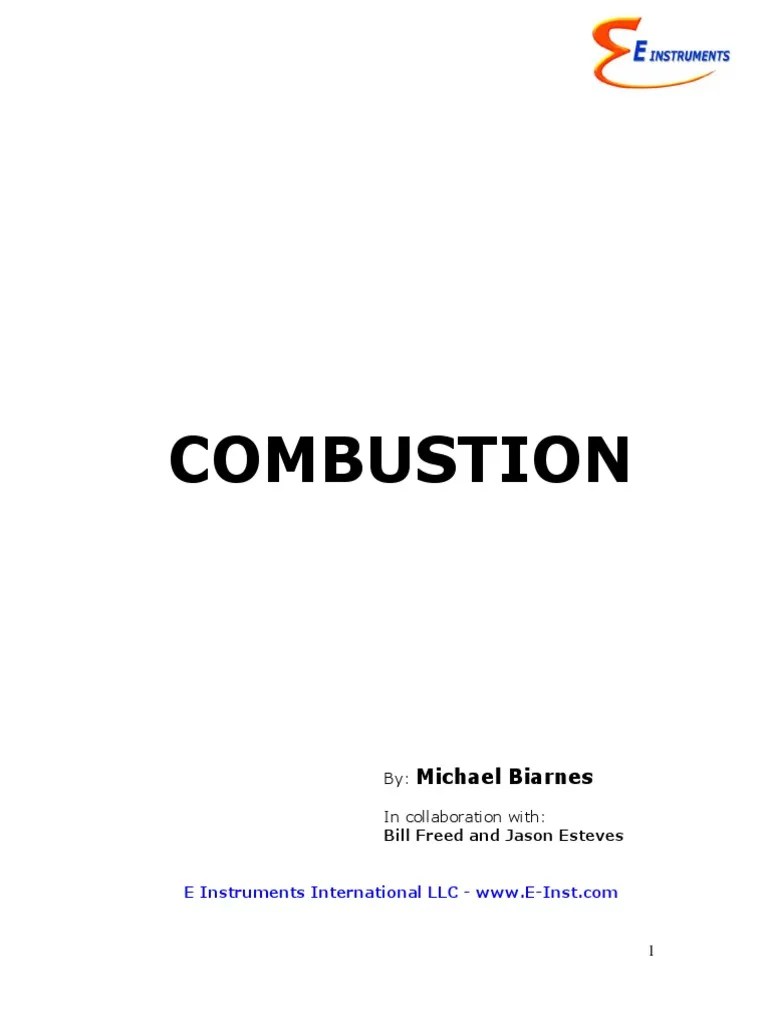 Combustion Booklet 2013 | PDF | Combustion | Boiler