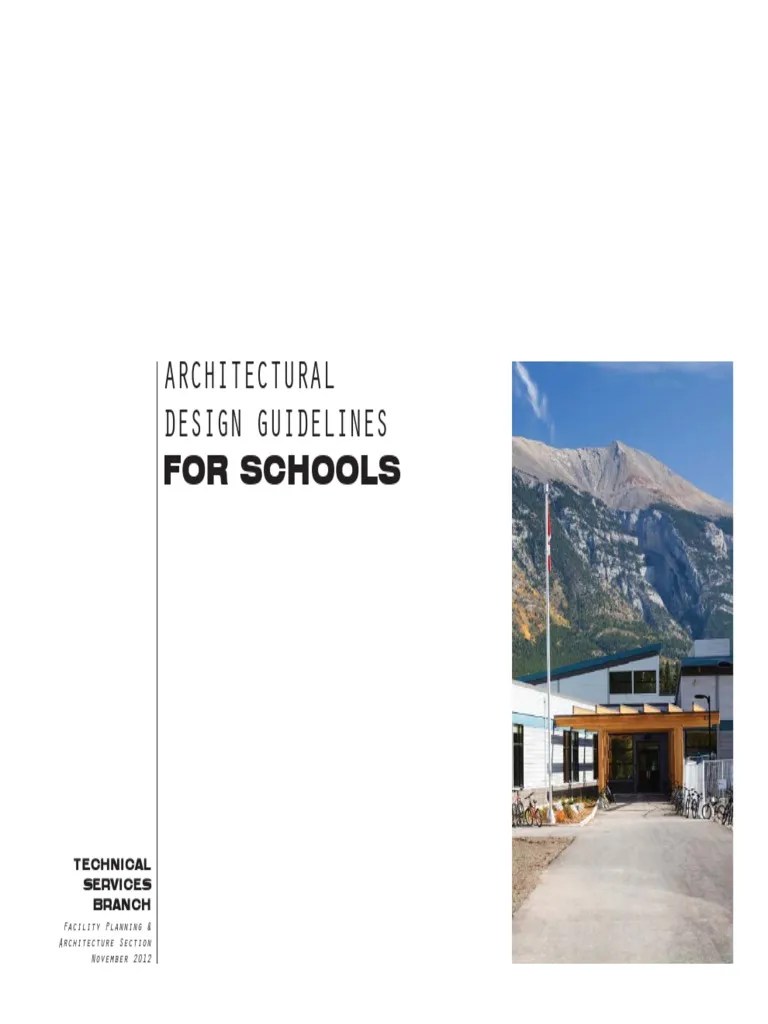 Architectural Guidelines | PDF | Architect | Classroom