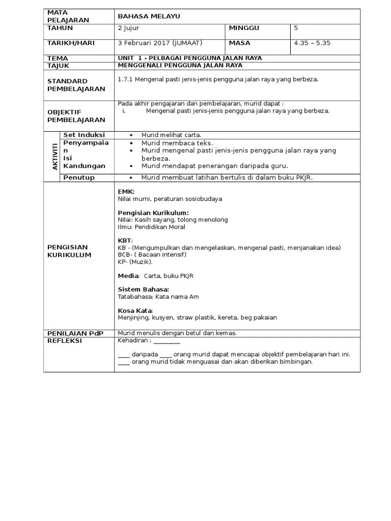 Share & embed rph bm membaca tahun 2. CONTOH RPH BM TAHUN 2 (2017)
