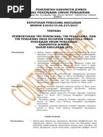 Membentuk tim swakelola yang terdiri dari tim perencana, . Master Sk Tim Swakelola New Pdf