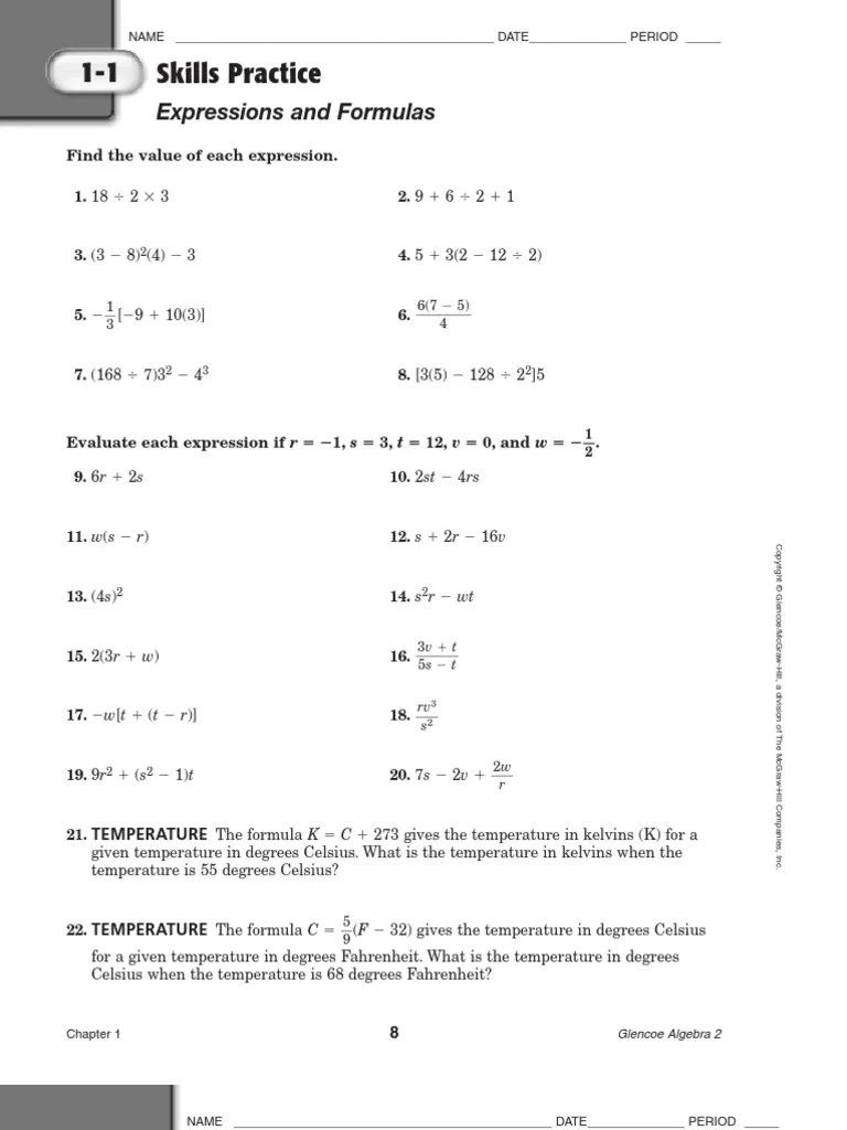 Pdf Telecharger 5 5 Skills Practice Pleting The Square Answers Gratuit Pdf Pdfprof A 16 b 80 c 0 b.