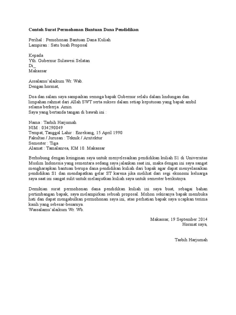 Dengan masyarakat sekitar melaksanakan sumbangan untuk mushola sekolah. Contoh Surat Permohonan Bantuan Dana Pembangunan Musholla Nusagates